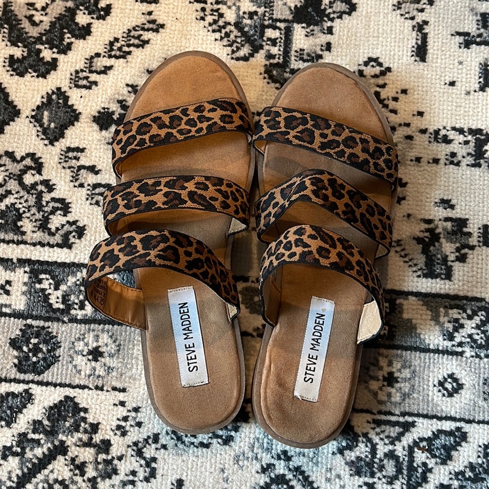 Steve Madden Leopard Sandals